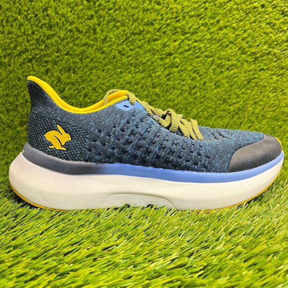 Rabbit Shoes - Rabbit Dream Chaser Womens Size 7.5 Blue Yellow Athletic Running Shoes Sneakers